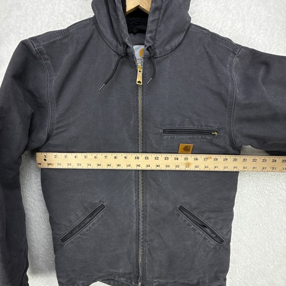Carhartt Sierra Jacket Sherpa Lined Mens Medium J141 029 Shadow Gray - Picture 5 of 15